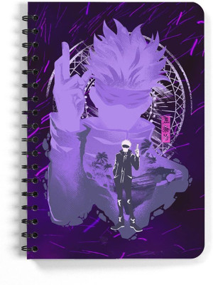 ComicSense Jujutsu Kaisen Anime Strongest Sorcerer Sketchbook A5 Notebook Unruled 120 Pages(Multicolor)