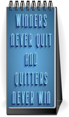 Nourish Desktop Standing To Do List Regular Desk Planner Ruled 50 Pages(WINNERSNEVERQUIT)