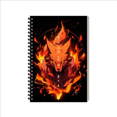 ESCAPER cartoon diary A5 Diary Ruled 160 Pages(Fire fox)