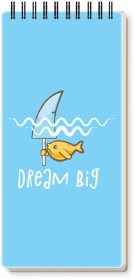 Nourish ToDo List Note Pad Regular Note Pad Ruled 50 Pages(BIGFISH)