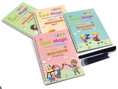 ABCD Twisty Pad Regular Note Book Ruled 5 Pages(Multicolor, Pack of 4)
