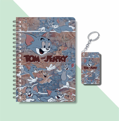 craft maniacs TOM & JERRY A5 Notebook RULED 160 Pages(Yellow)