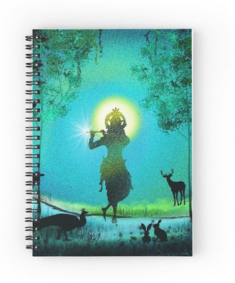 craft maniacs KRISHNA COLLECTION A5 Notebook RULED 120 Pages(KRISHNA)