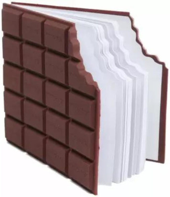BANISTROKES Chocolate Shaped Notebook A4 Diary 60 lined 60 Pages(Brown)