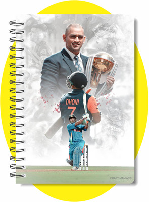 craft maniacs 2024 NOTEBOOK COLLECTION A5 Diary RULED 160 Pages(White)