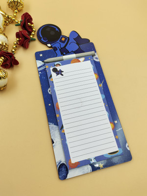 Paper Bear Astronaut A4 Note Pad ruled 60 Pages(Blue)