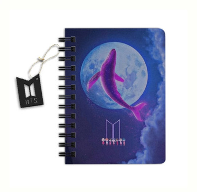 craft maniacs BTS 2023 NEW DIARY COLLECTION A5 Note Pad RULED 160 Pages(White)