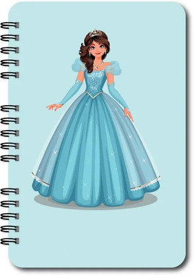 CREATIVE CONVERT Princess A5 Notebook RULED 150 Pages(Blue)