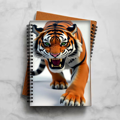 CreativePrintSolution Handcrafted A4 Notebook Single Rule 200 Pages(Multicolor)