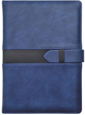 ANUPAM Posh A5 Ruled Journal Notebook 80Gsm Lined Notebook Leather Textured PU Cover A5 Diary Sliding Loop Closure with Pen Loop for Notes Taking & Writing in School & Office 192 Pages(Blue) ANUPAM Posh A5 Ruled Journal Notebook 80Gsm Lined Notebook Leather Textured PU Cover A5 Diary Sliding Loop Closure with Pen Loop for Notes Taking & Writing in School & Office 192 Pages(Blue)