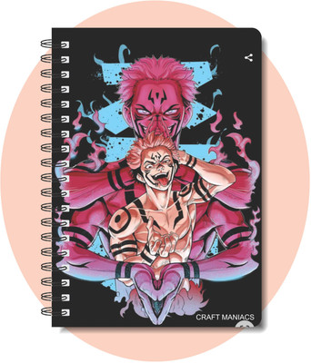 craft maniacs 2024 NOTEBOOK A5 Diary RULED 160 Pages(White)