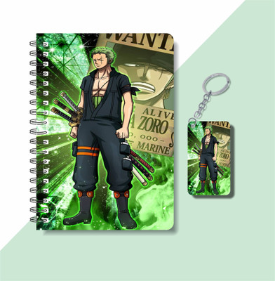 craft maniacs 2023 ZORO DIARIES A5 Notebook RULED 160 Pages(Multicolor)