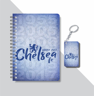 craft maniacs 2023 CHELSEA DIARY + KEYCHAIN A5 Note Book RULED 160 Pages(Multicolor)