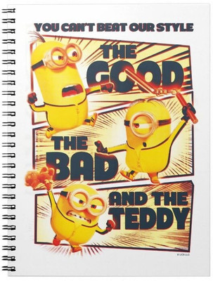 craft maniacs MINION COLLECTION A5 Notebook RULED 160 Pages(Multicolor)