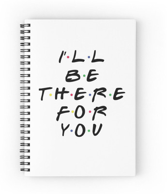 craft maniacs F.R.I.E.N.D.S NOTEBOOK A5 Diary RULED 160 Pages(Multicolor)