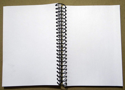 scruton spiral A4 Notebook plain 200 Pages(White, Pack of 3)