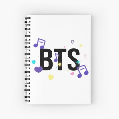 craft maniacs BTS 2023 DIARY A5 Notebook RULED 120 Pages(Multicolor)