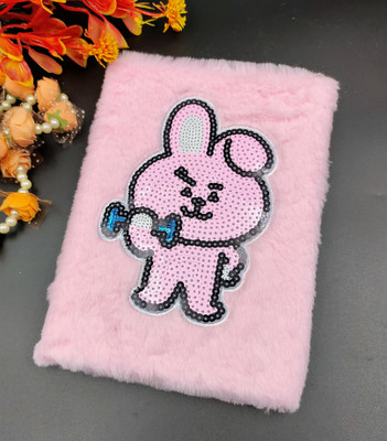 Paper Bear BTS A4 Diary Unrolled 70 Pages(Pink)
