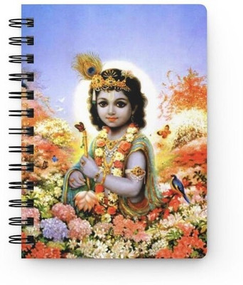 craft maniacs KRISHNA COLLECTION A5 Notebook RULED 120 Pages(KRISHNA)