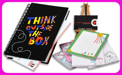 Flipkart SmartBuy Notebook for kids , students and office going men A5 Planner Unruled 150 Pages(Black)