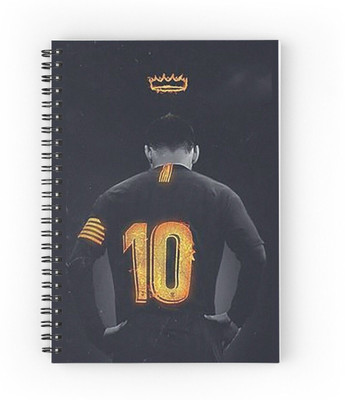craft maniacs FOOTBALLER DIARY A5 Diary RULED 120 Pages(Multicolor)
