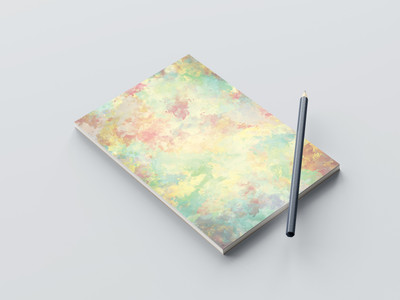 Baron Everyday Pocket-size Note Pad Uruled, Multicolor Design Printed (Pack of 4) - 50 Pages(Multicolor, Pack of 4)
