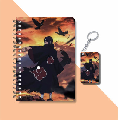 craft maniacs ITACHI UCHIHA COLLECTION A5 Diary RULED 160 Pages(White)