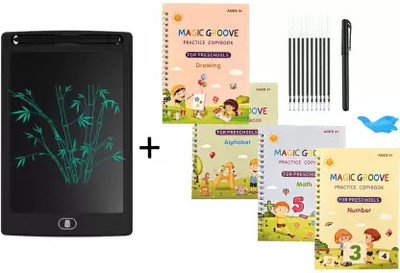 PRAYOSHA ENTERPRISE Magic Book and Digital Slate Regular Note Pad Magic Book and Digital slate 30 Pages(Multicolor, Pack of 2)