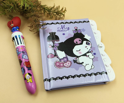 Paper Bear Kuromi Regular Diary Designer 55 Pages(Multicolor)
