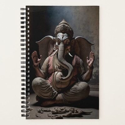 craft maniacs GANESHA COLLECTION A5 Notebook RULED 120 Pages(BUDDHA)