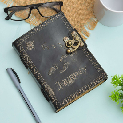 SHRIVACRAFTS Handmade Regular Diary Unruled 200 Pages(Multicolor)