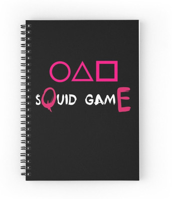 craft maniacs SQUID GAMES SPECIAL NOTEBOOK A5 Diary RULED 160 Pages(Multicolor)
