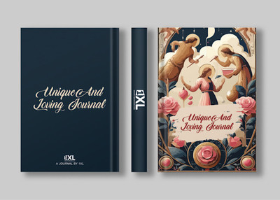 ONE XL INFO LLP Unique & Loving A5 Journal Ruled 104 Pages(Multicolor)