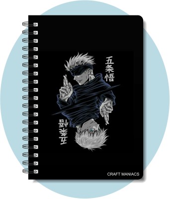 craft maniacs 2024 NOTEBOOK A5 Notebook RULED 160 Pages(White)