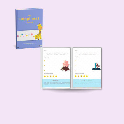 ekdali My Happiness Journal A5 Journal Ruled 120 Pages(Multicolor)