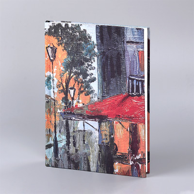 PaperPassion Oil Painting Regular Notebook Ruled 240 Pages(Multicolor)