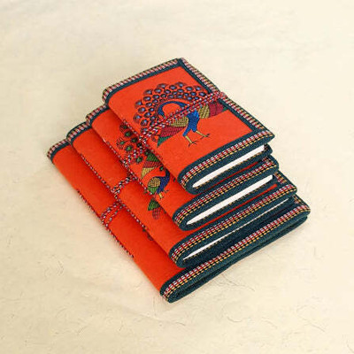 Devraaj Notepad A5 Note Pad Notepad 96 Pages(Carrot Red, Pack of 4)
