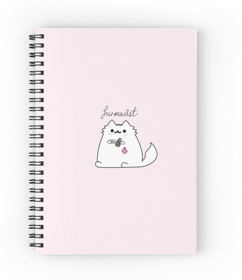 craft maniacs 2024 CAT COLLECTION A5 Notebook RULED 160 Pages(Multicolor)