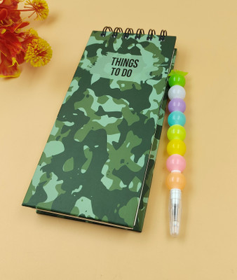 Paper Bear Different A5 Note Pad Designer 50 Pages(Green, Pack of 2)