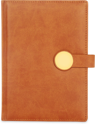 CuckooDiaries For Notes A5 Notebook Single Rule 160 Pages(Tan)