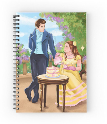 craft maniacs 2024 BRIDGERTON DIARY A5 Notebook RULED 160 Pages(Multicolor)