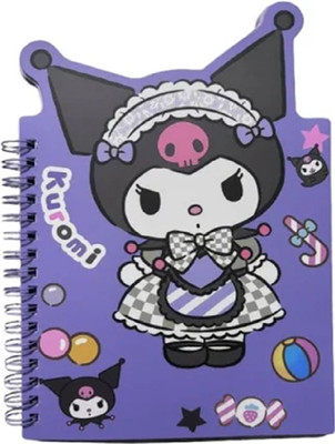 AllThe Small Things Spiral Diary A5 Diary ruled 144 Pages(Purple and black)