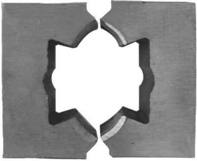 Implemental Adjustable (Two Piece) Pipe Die Gutka BSP (3/4 Inch) Die Handle(1.9 cm)