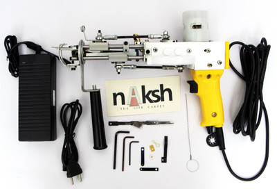Naksh Carpets Tufting Gun Duo Cut & Loop Pile Tufting Machine Perfect for Carpet weaving Die Handle(30 cm)