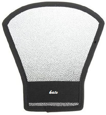 Kate camera flash card silver/white ( PACK OF-2) CAMERA FLASH Diffuser(Multicolor)