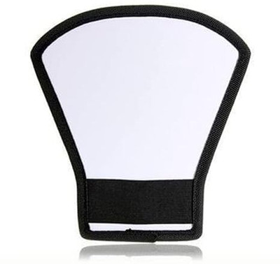 fotokina Mini Silver White Flash Bounce Card Flash Diffuser(Silver, White)