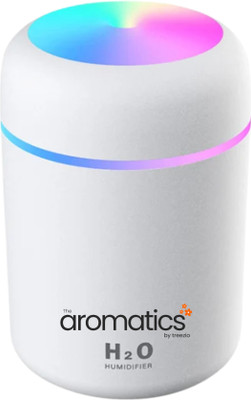 treezio Aromatics H2O Mini Humidifier – Ultra-Quiet, Dual Mist, Night Light & Auto Off aroma diffuser Diffuser(Multicolor)