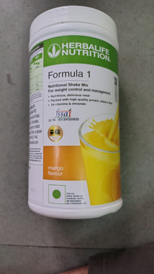 HERBALIFE Formula 1 Nutritional Shake Mix -Mango Flavor For Weight Loss Protein Shake MANGO Powder(500 g)