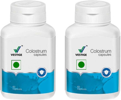 VESTlGE VESTIGE COLOSTRURM 60 CAPSUIES PACK OF 2 UNFALVAR Drink(120 ml, Pack of 2)