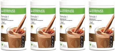 HERBALIFE Formula 1 Nutritional CHOCOLATE Shake Mix CHOCOLATE Powder(2000 g, Pack of 4)